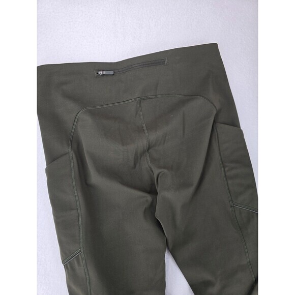 Lululemon Athletica Luxtreme High Compression Size 8 With Pockets Dark Green - Picture 2 of 7